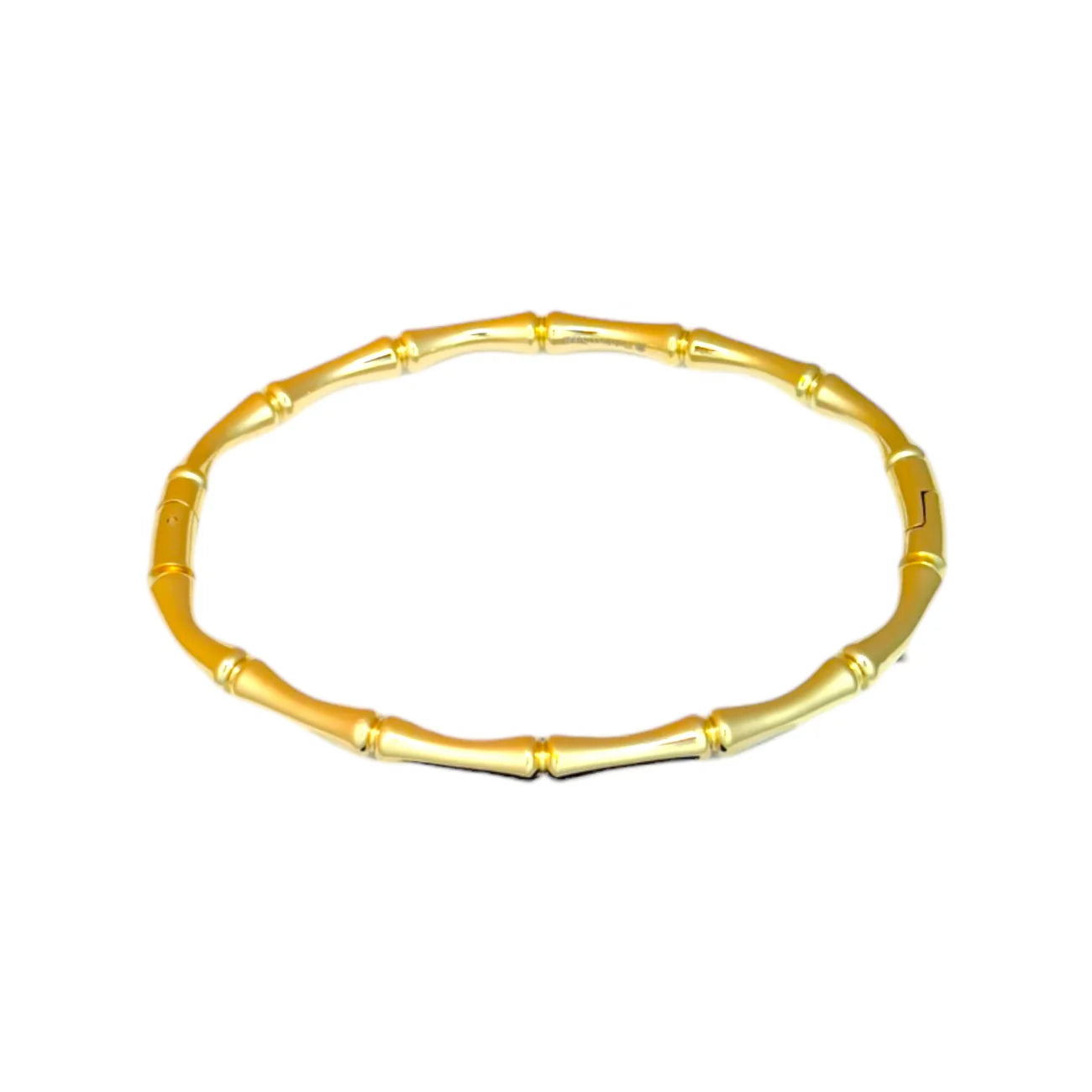 Bamboo Bangle Bracelet Gold