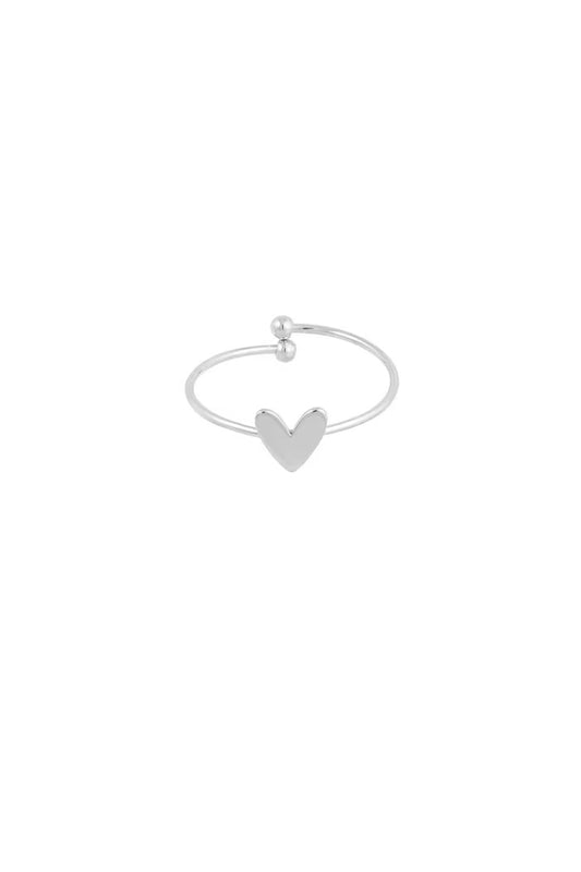 Simple Love Ring Silver