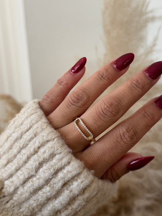 Strassy Ring Gold | mt 18