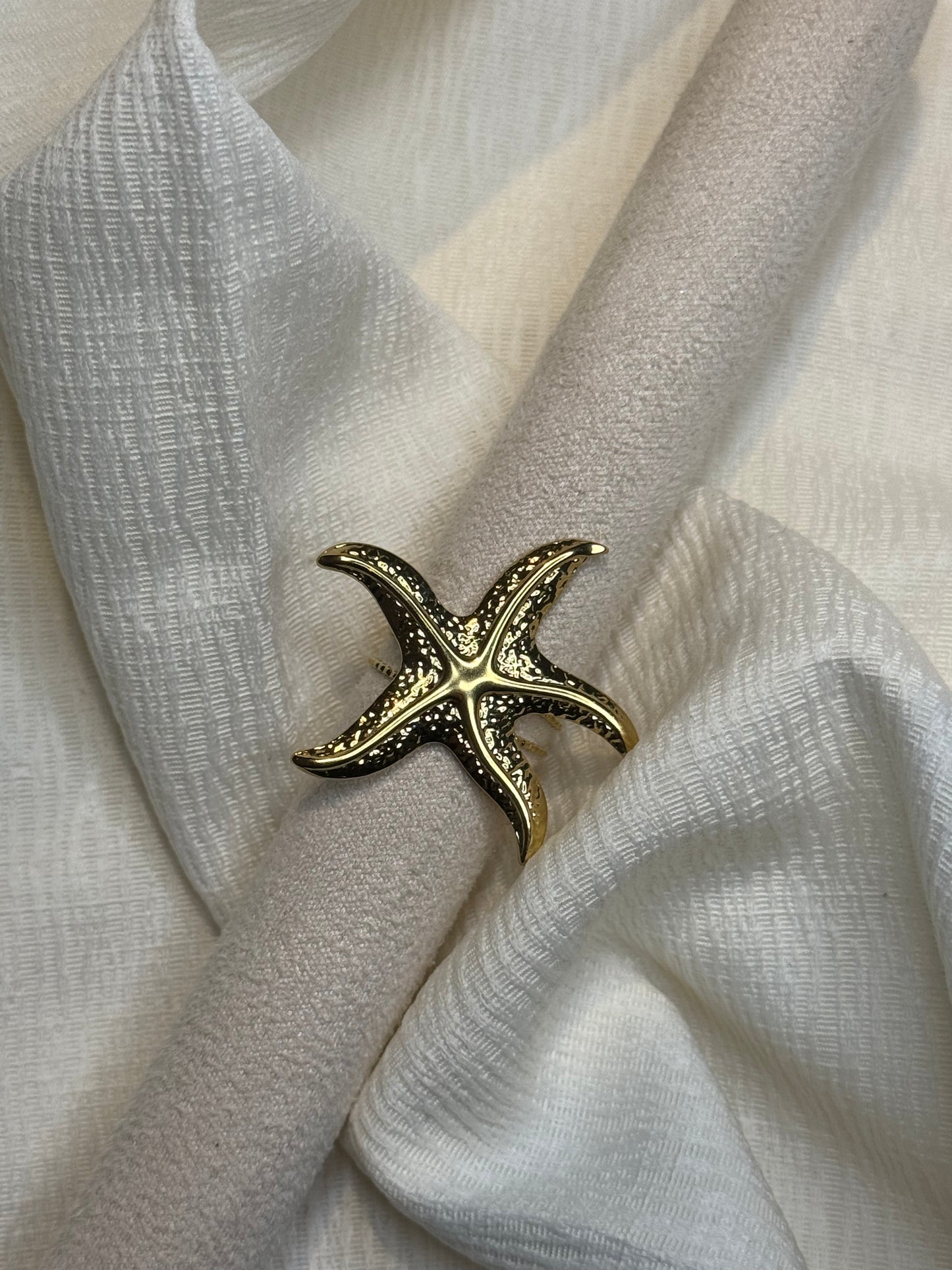 Starfish Ring Gold