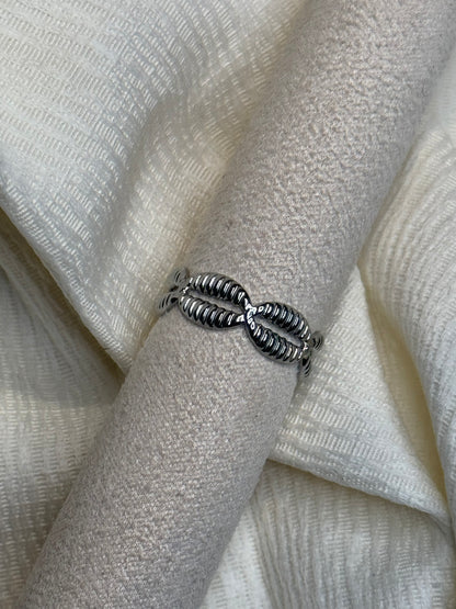 Mini Shell Ring Silver