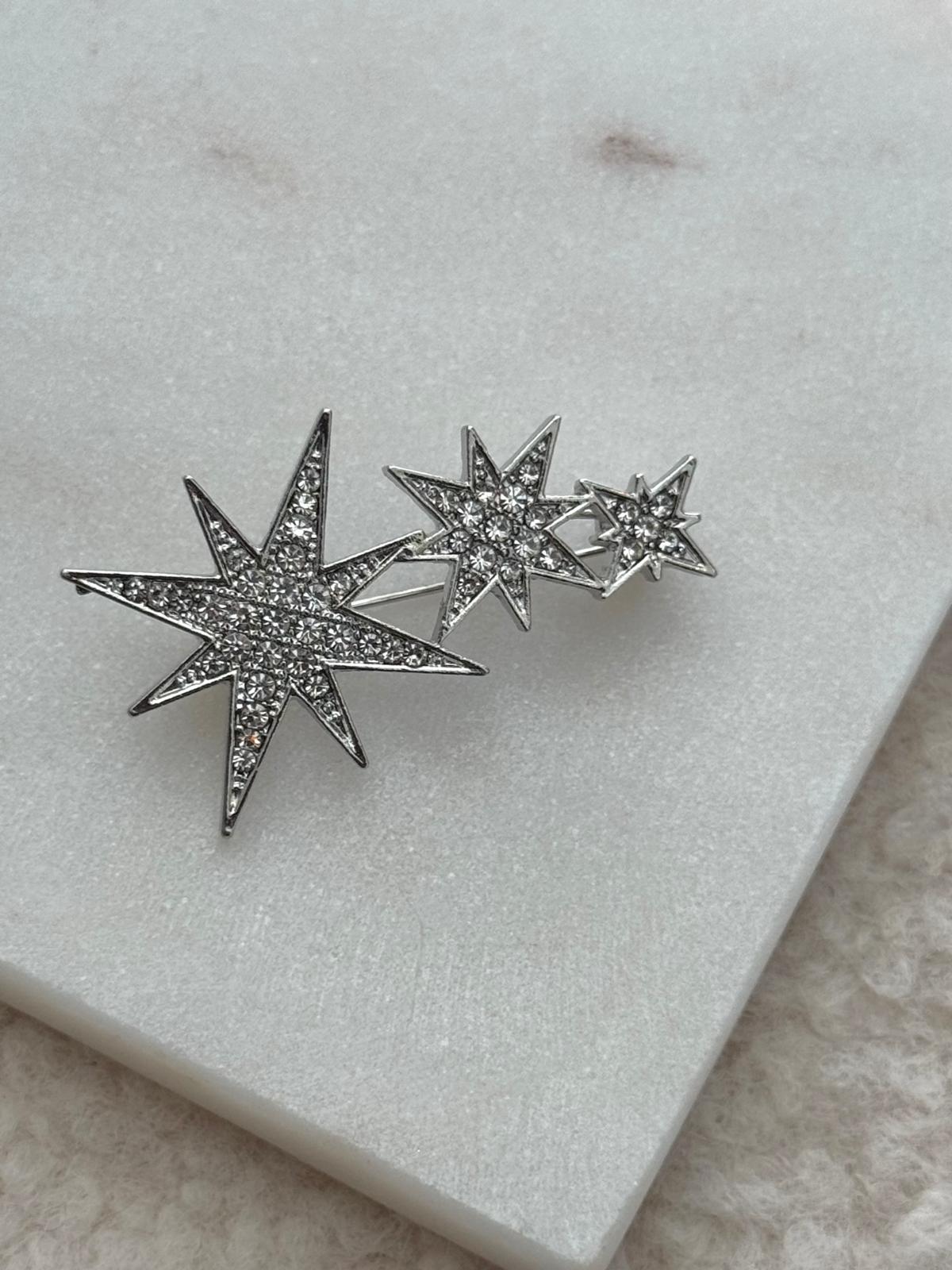 Starry Broche Silver